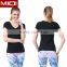 (Factory) wholesale new design girls t-shirt fitness clothing women yoga sports shirt