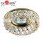 round clear crystal ceiling spotlight for halogen lamp MR16 gu5.3 gu10