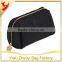 Black Fashion Brand Microfiber Cosmetic Bag In Simple Style