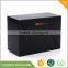 black matt papercard packaging box with foil stamp logo for VR Box