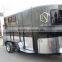 2 horse straight load deluxe horse floats with awning