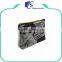 Custom women zipper canvas print cosmetic bag makeup bag organizer
