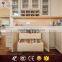 Simple Style White Polyurethane open Kitchen cabinet