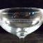 Vintage champagne coupe glass clear wine goblet