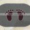 Anti-slip Little Foot Printed Pvc Coil Door Mat