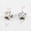aurora crystals star charm square spacer beads