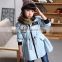 Cotton Hat Zipper Winter Coat Girl Top Boutique Winter Coat Girl