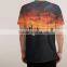 Fashion desgin custom all over sublimation printing new style men t-shirts