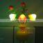 BBY-1502Y4 new design LED mushroom night light with sensor