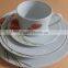 Elegance fine porcelain Ceramic Type round dinner sets with flower tableware dinnersets porcelain crockery items dinnerware sets