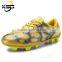 2016 latest high quality breathable PU + Rubber materials indoor men soccer shoes