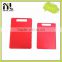 Silicone chopping board set with handle