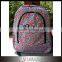 Personalized Pink Mint Floral Girl Embroidered Bookbag