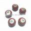 Natural Red Japer Faceted Handmade Roundel Big Hole Beads