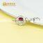 Wholesale fashion jewellery, Solid 925, Solid 925 sterling silver ruby cubic zirconia bridal jewelry making supplies