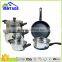 9pc stainless steel cookware set non-stick cookware set with bakelite handle