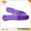 Cotton lined, long sleeve latex gloves