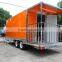 Custom 5.6M Length fast food mobile kitchen trailer