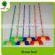 Indoor and outdoor sweeping PP brooms / floor cleaning brush with PVC wooden handle