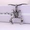 Black string with silver animal pendant jewelry The Scorpion King necklace