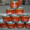 Barrelled tomato paste of 100% purity packed in aseptic bags in drums