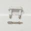 Nickel plated cell phone brass charger parts for iphone 6