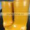 Fashion yellow pvc rain boots, cheap work shoes