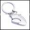 Cheap quality stainless steel animal model shark key chain ring factory
