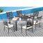 outdoor luxury living room aluminum casting table and chair furniture