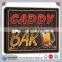 CADDY Name Home Bar Pub Beer Mugs Stretched wooden Print Sign