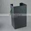 household metal matte black coal buckets