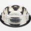 Food Feeder Dish Serving Bowl Water Container Rubber Base Cat Dog Pet Bowl