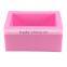 Silicone soap mold Fondant Cake Mold Die DIY baking tools toast thickened large rectangle  1688 agent