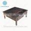natural solid wood chess and card table with drawer
