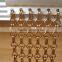 Classical Decor Browness Aluminum Hook Linked Chain Curtain