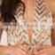 backless sexy sequins party playsuits women romper playsuits australia
