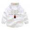 2017 new design casual shirts oxford long sleeve blouses for 2-8 years old boy