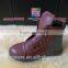 GZY stock lot high quality children leather boots