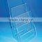 DM grocery store shelf acrylic menu holder fast food menu board