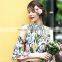 Maxnegio floral print summer long boho maxi dress