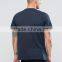 Lightweight 100% cotton jersey stripe t shirt blank fashion design color block t shirt custom men's t shirt wholesale