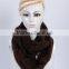 Autumn and winter feathers warm scarf scarf monochrome polo cashmere