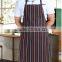 Man cotton canvas black color OEM kitchen bib apron