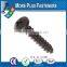 Made in Taiwan Zinc Plated Stainless Steel Black Oxide Sheet Metal Screw
