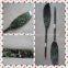 Army green 2-piece kayak paddle