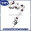 Polyester custom woven lanyard with metal chain for keys