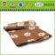 Fleece Pet Blanket with Paw Print Pattern