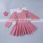 B22617A Europe children cotton pleated Princess Dress