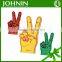 Wholesale Hot Seeling Eco-friendly Foam Material Soccer Fan Gloves