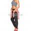 Wholesale Factory Fitness Wear 88% Nylon 12% Spandex Woman Grey Yoga Wear